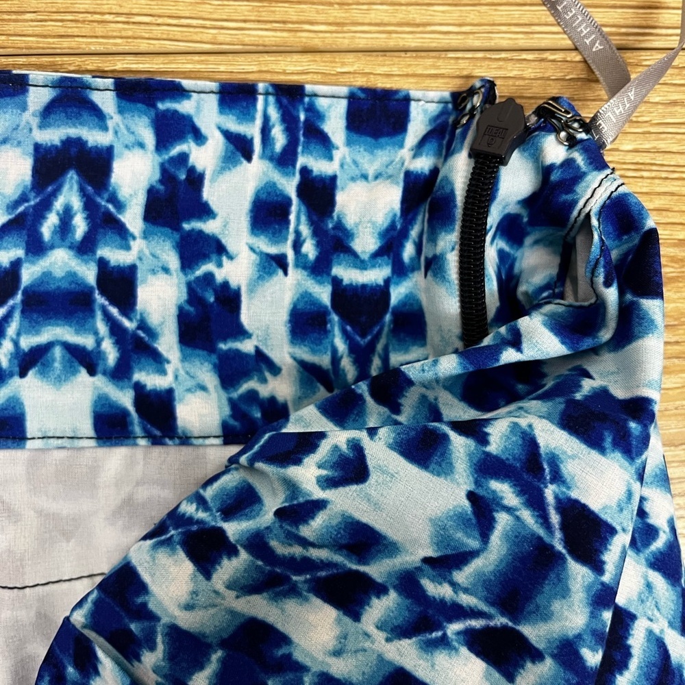 ATHLETA Pack Everywhere Halter Dress Blue Size 2 - Picture 3 of 7